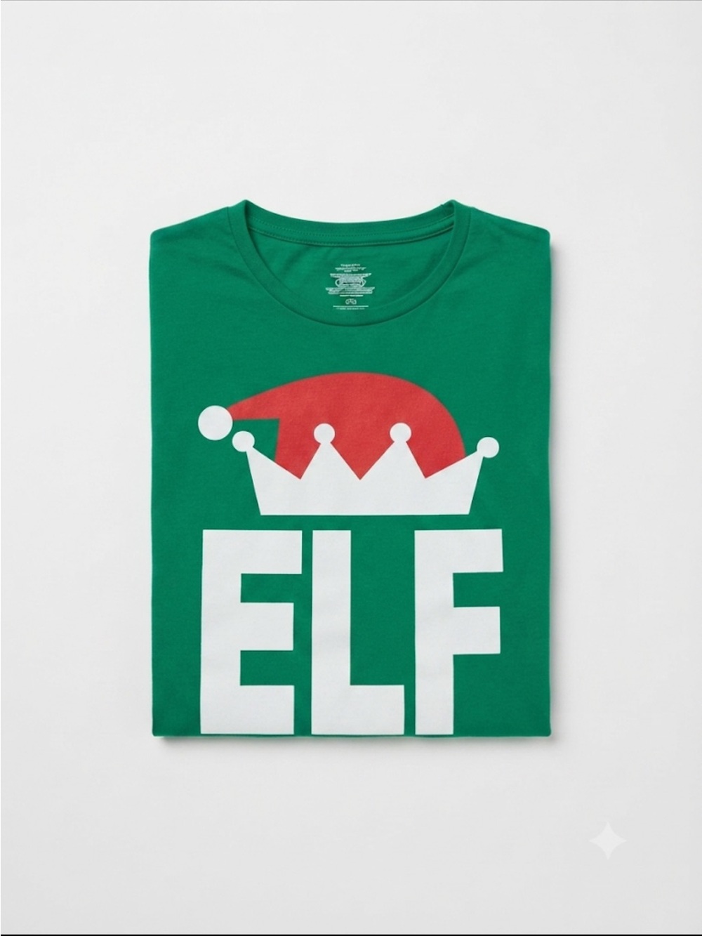 Men's Green 'ELF' Long Sleeve Tee